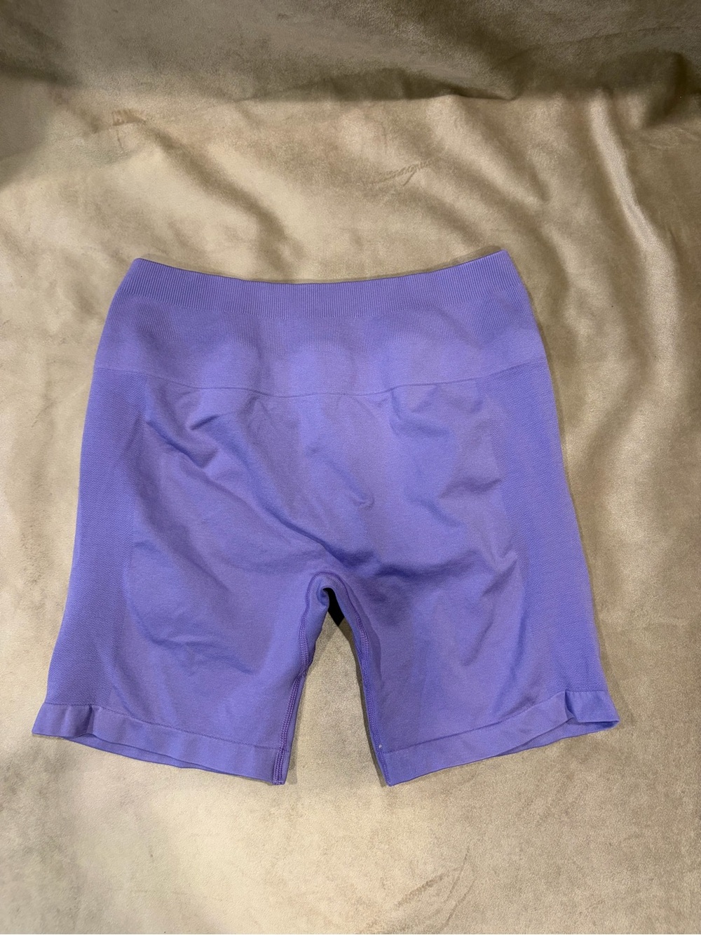 Women’s Purple Athletic Bike Shorts - Stretch Performance